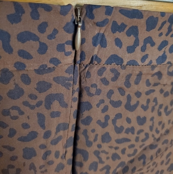 NWT Carters Kid Leopard Rayon Midi Skirt Size 10 - Picture 4 of 7